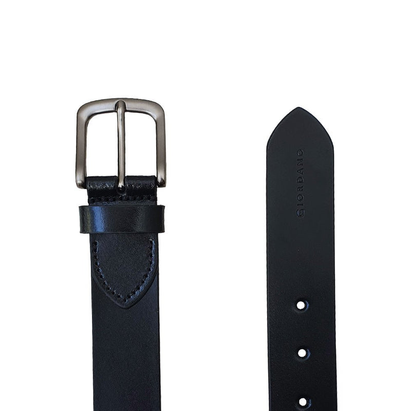 Men’S Classic Leather Belt With Metal Buckle M - Shop Giordano