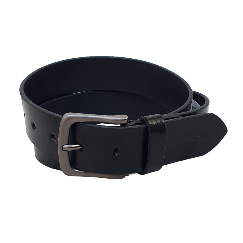 Men’S Classic Leather Belt With Metal Buckle M - Shop Giordano