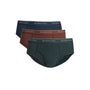 Giordano Men's Classic Rib Briefs - 6-Pack, Cotton, Jacquard Waistband - Premium Briefs
