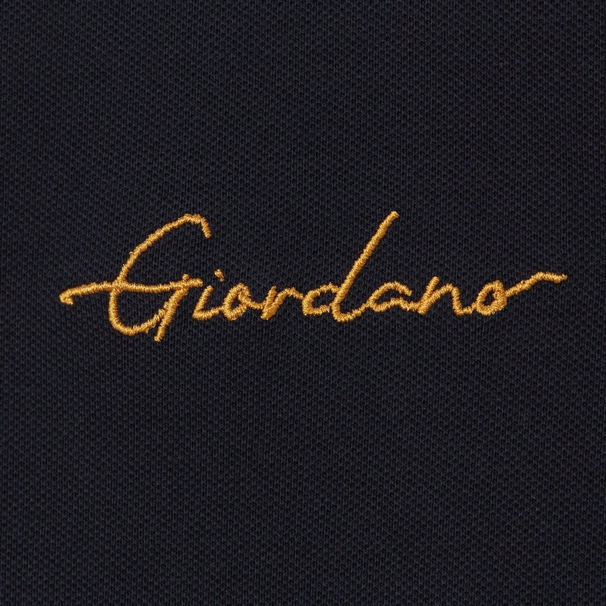 Men's Classic Slim Fit Polo With Signature Embroidery - Giordano
