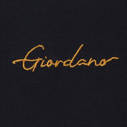 Men's Classic Slim Fit Polo With Signature Embroidery - Giordano