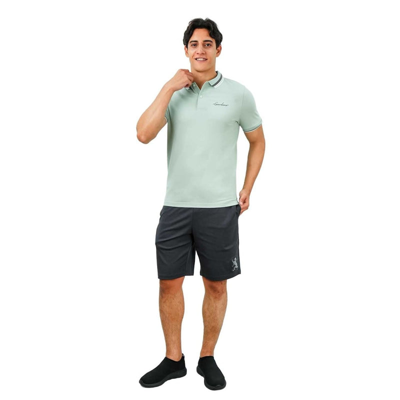 Men's Classic Slim Fit Polo With Signature Embroidery S - Shop Giordano