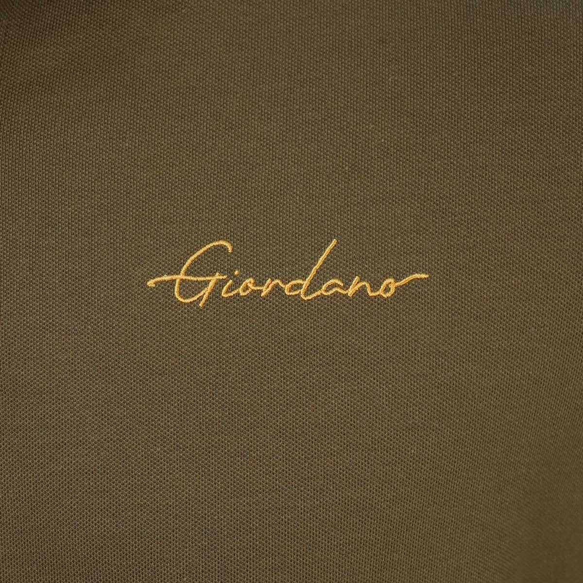 Men's Classic Slim Fit Polo With Signature Embroidery - Giordano