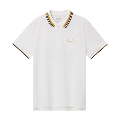 Men's Classic Slim Fit Polo With Signature Embroidery - Giordano