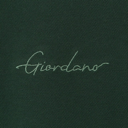 Men's Classic Slim Fit Polo With Signature Embroidery - Giordano