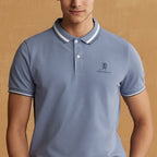 Giordano Men's Classic Slim Fit Polo With Signature Embroidery - Premium Polo