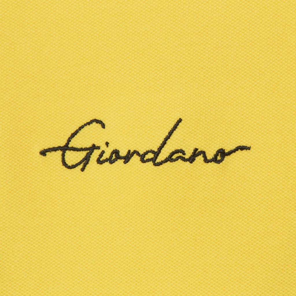 Men's Classic Slim Fit Polo With Signature Embroidery S - Shop Giordano