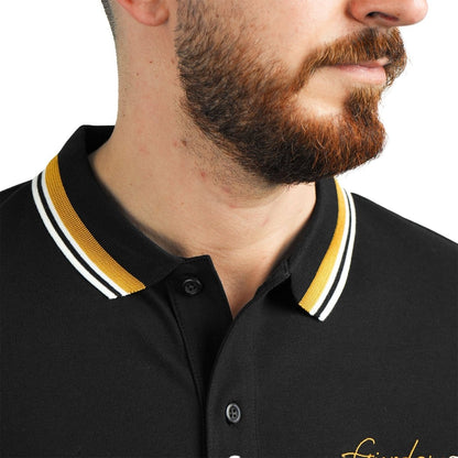 Men's Classic Slim Fit Polo With Signature Embroidery - Giordano