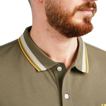 Men's Classic Slim Fit Polo With Signature Embroidery - Giordano
