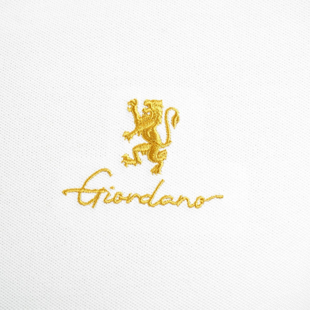 Giordano Men's Classic Slim Fit Polo With Signature Embroidery - Premium Polo