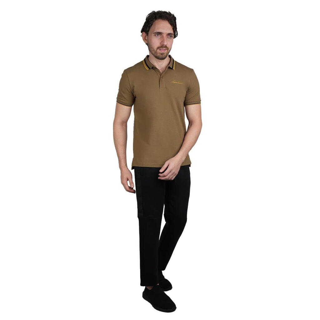 Men's Classic Slim Fit Polo With Signature Embroidery S - Shop Giordano