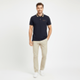 Men's Classic Slim Fit Polo With Signature Embroidery S - Shop Giordano