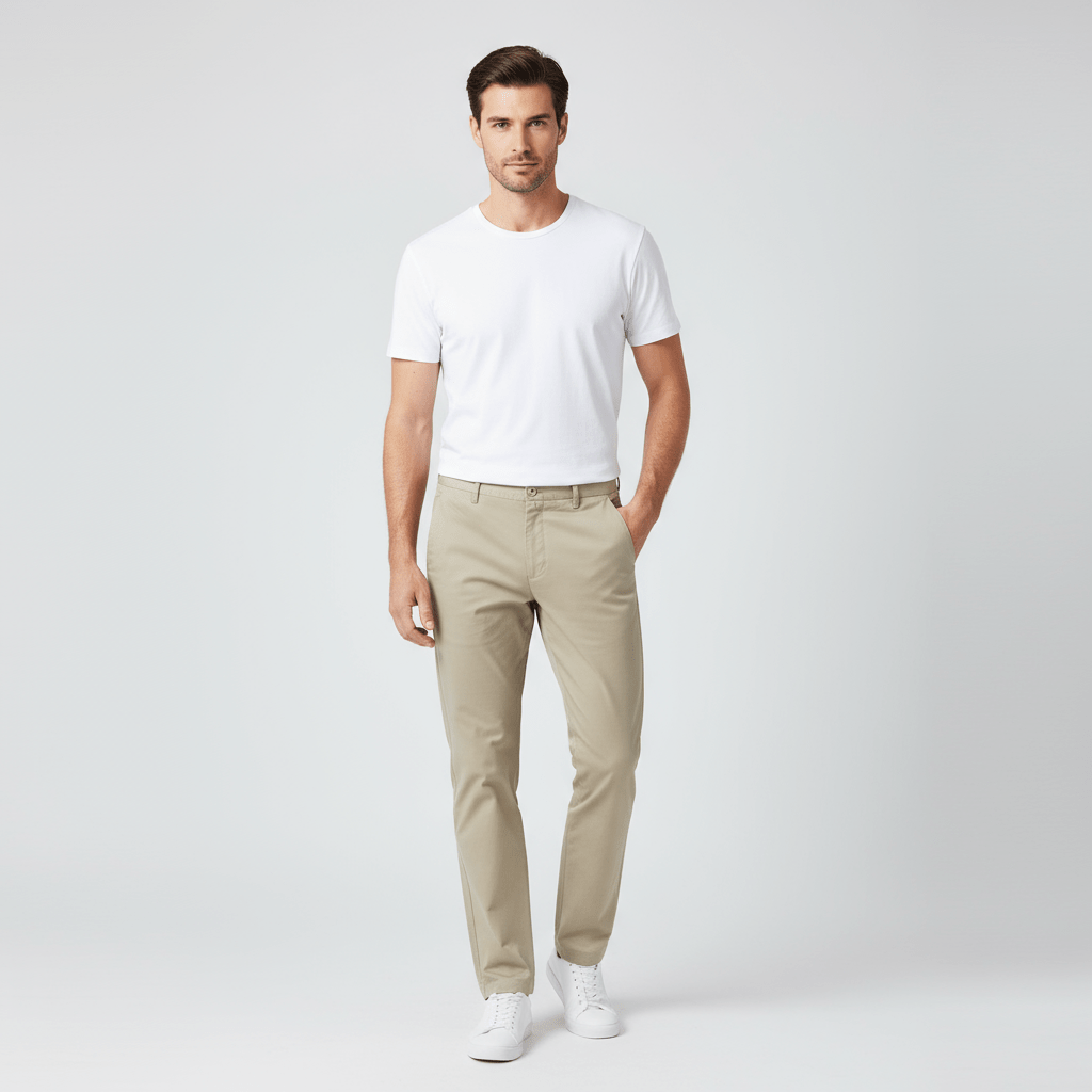 Men's Comfort Stretch Khaki Pants 30 - Shop Giordano