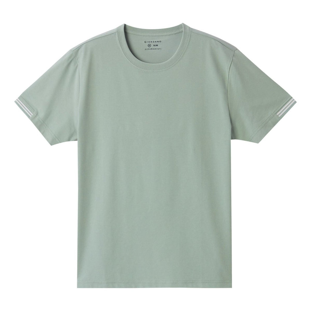 Men's Cooling & Antibacterial Slim Fit Tee S - Shop Giordano