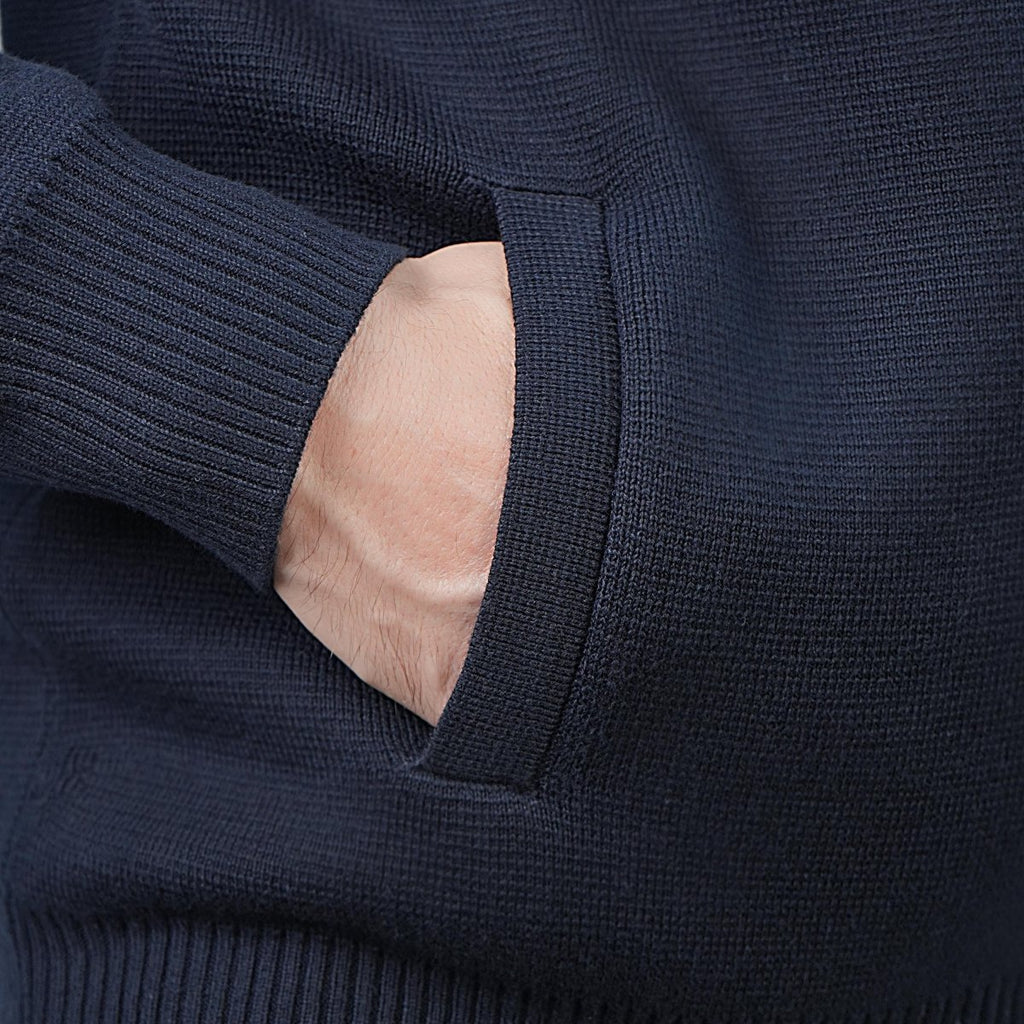 Men's Cotton - Acrylic Texture Stitch Mock Neck Raglan Cardigan S - Shop Giordano