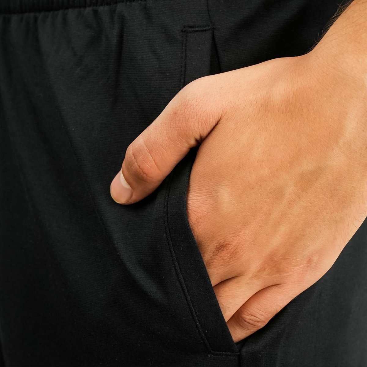 Men's Cotton Blend Interlock Elastic Waist Shorts - Giordano