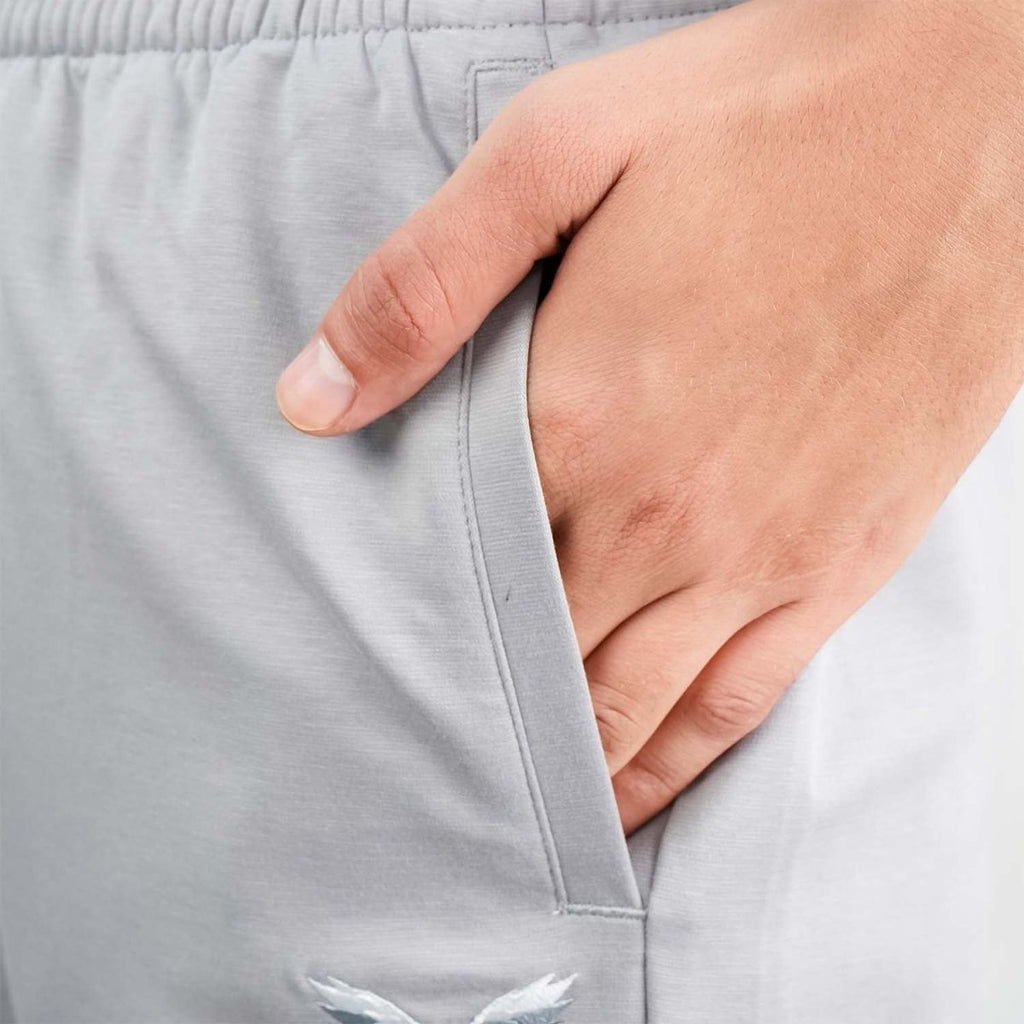 Men's Cotton Blend Interlock Elastic Waist Shorts S - Shop Giordano