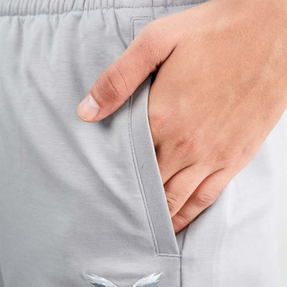 Men's Cotton Blend Interlock Elastic Waist Shorts - Giordano