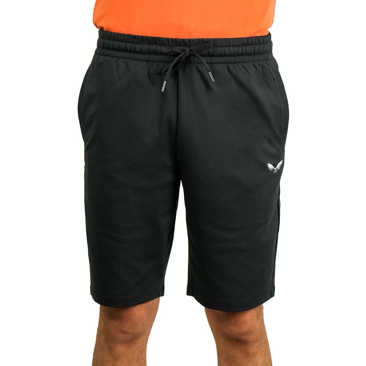 Men's Cotton Blend Interlock Elastic Waist Shorts - Giordano