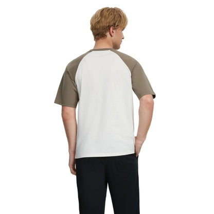 Men's Cotton Blend Raglan Sleeve Print Tee - Giordano