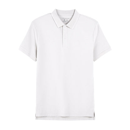 Men's Cotton Blend Waffle Knit Solid Polo - Giordano