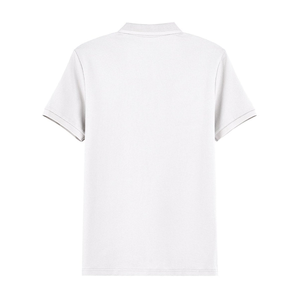 Giordano Men's Cotton Blend Waffle Knit Solid Polo - Premium Polo