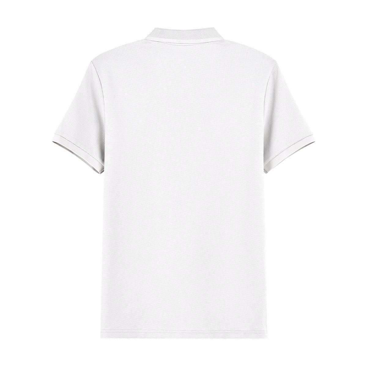 Giordano Men's Cotton Blend Waffle Knit Solid Polo - Premium Polo