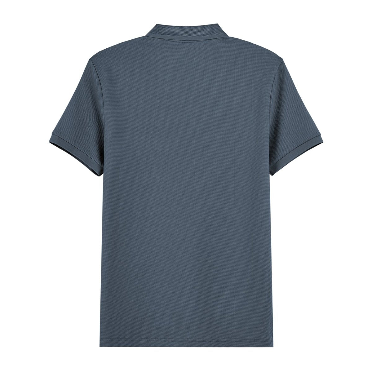Men's Cotton Blend Waffle Knit Solid Polo - Giordano