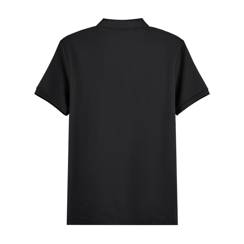 Giordano Men's Cotton Blend Waffle Knit Solid Polo - Premium Polo