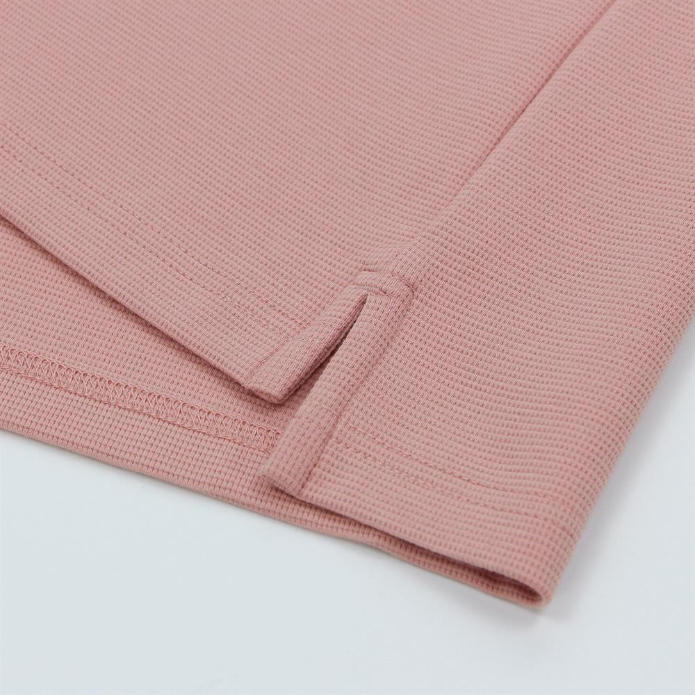 Men's Cotton Blend Waffle Knit Solid Polo - Giordano