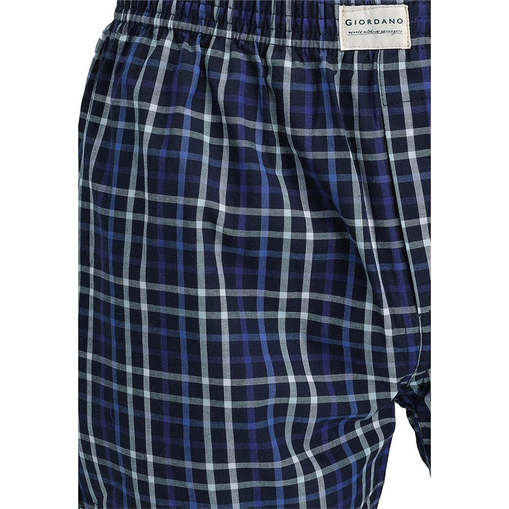 Men's Cotton Contrast Color Boxers (3Pcs/Pack) - Giordano