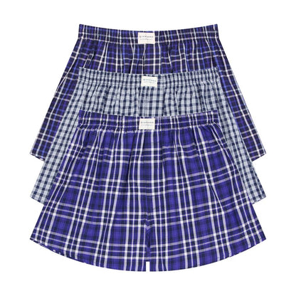 Men's Cotton Contrast Color Boxers (3Pcs/Pack) - Giordano