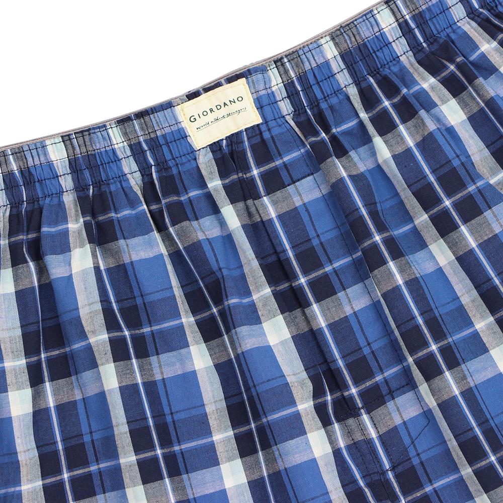 Men's Cotton Contrast Color Boxers (3Pcs/Pack) - Giordano
