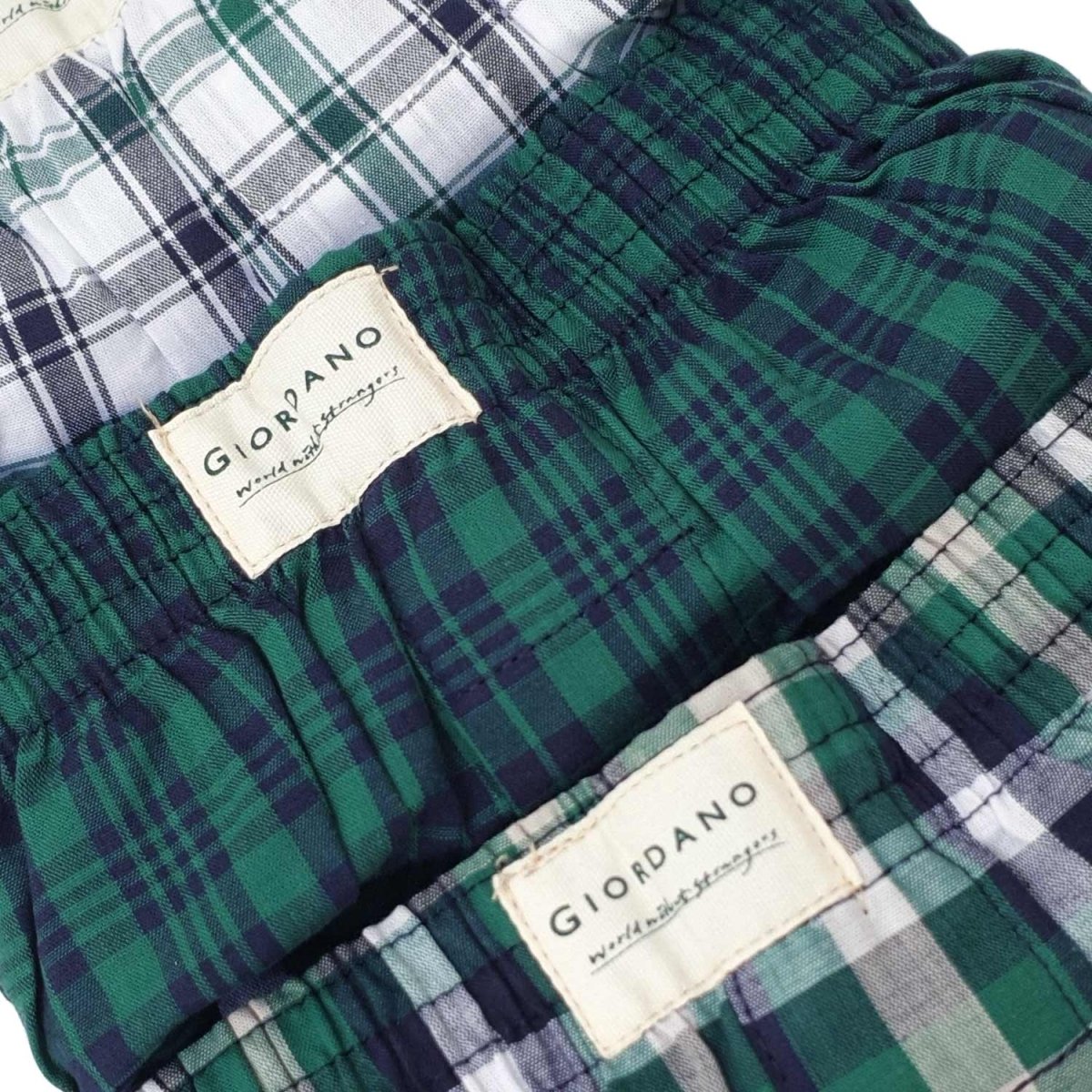 Men's Cotton Contrast Color Boxers (3Pcs/Pack) - Giordano