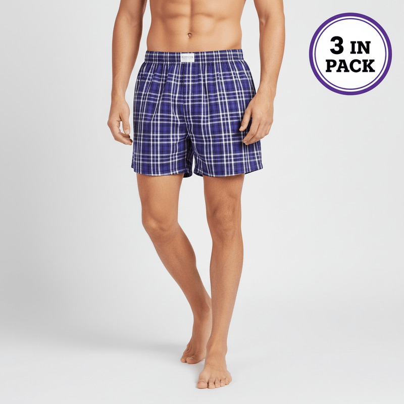 Giordano Men's Cotton Contrast Color Boxers (3Pcs/Pack) - Premium Briefs