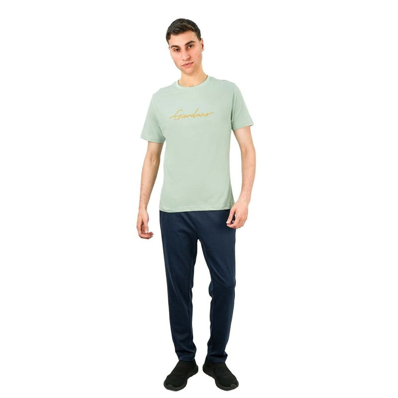 Men's Cotton Crewneck Tee With Signature Print S - Shop Giordano