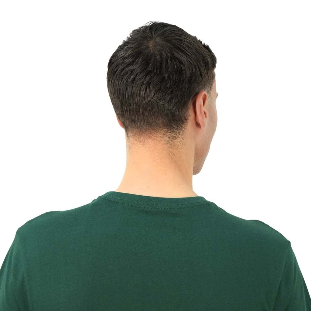 Giordano Men's Cotton Crewneck Tee With Signature Print - Premium Print Tee