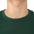 Giordano Men's Cotton Crewneck Tee With Signature Print - Premium Print Tee