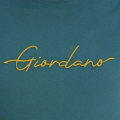 Men's Cotton Crewneck Tee With Signature Print - Giordano