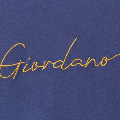 Men's Cotton Crewneck Tee With Signature Print - Giordano