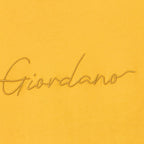 Giordano Men's Cotton Crewneck Tee With Signature Print - Premium Print Tee