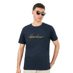 Men's Cotton Crewneck Tee With Signature Print S - Shop Giordano