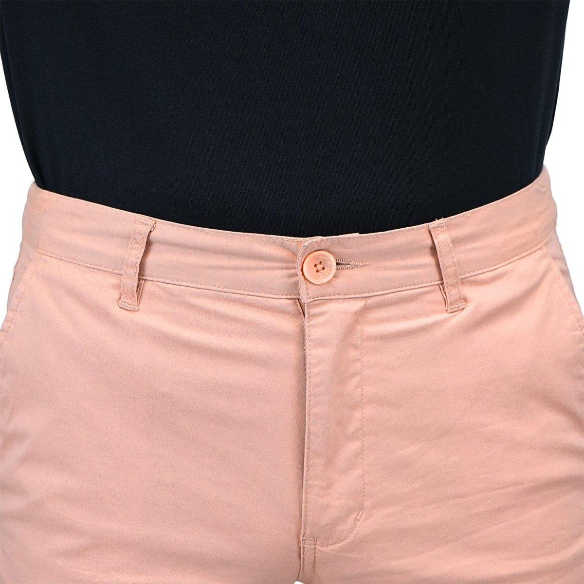 Giordano Men's Cotton Elastane Twill Low Rise Slim Fit Bermuda Shorts - Premium Shorts