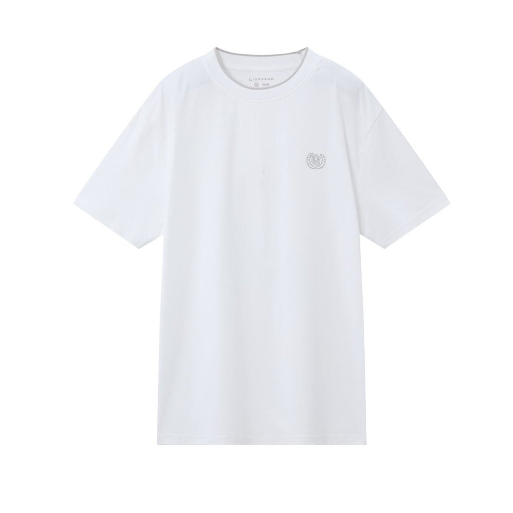 Men’S Cotton Interlock Liquid Touch Slim Fit Tee S - Shop Giordano