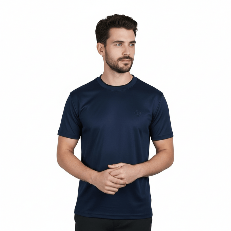 Men’S Cotton Interlock Liquid Touch Slim Fit Tee S - Shop Giordano