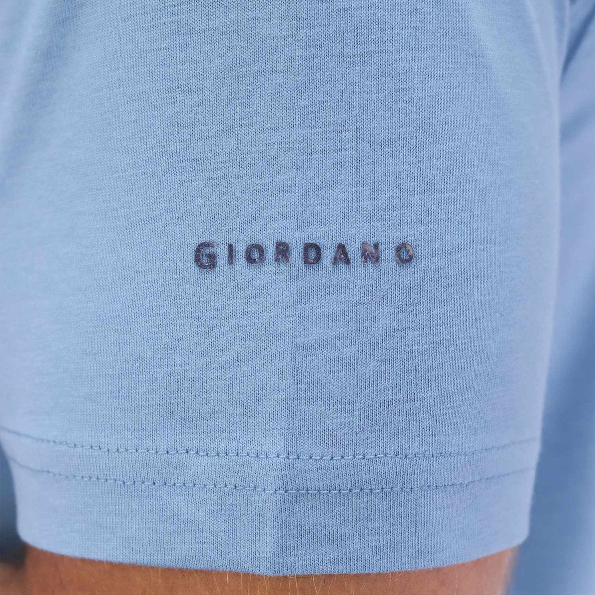 Giordano Men's Cotton Jersey Crew Neck Slim Fit Tee - Premium Tee