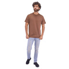 Giordano Men's Cotton Jersey Crew Neck Slim Fit Tee - Premium Tee