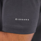 Giordano Men's Cotton Jersey Crew Neck Slim Fit Tee - Premium Tee