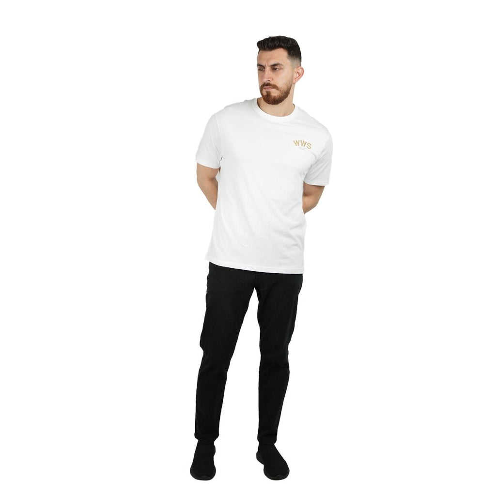 Giordano Men's Cotton Jersey Crewneck Short Sleeve Slim Fit Wws Print Tee - Premium Print Tee