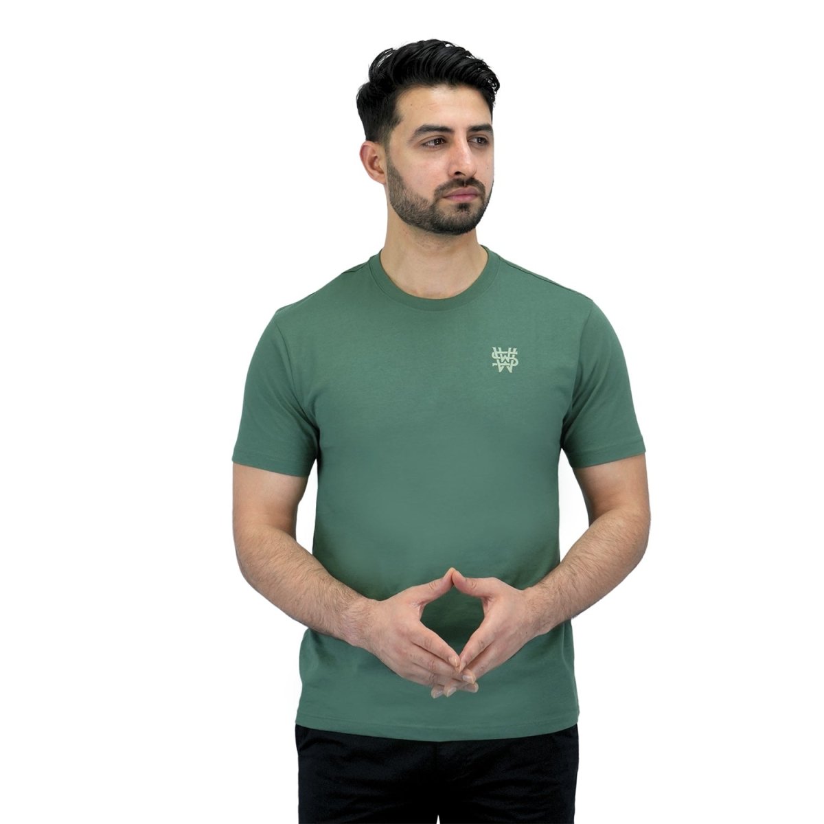 Men's Cotton Jersey Crewneck Short Sleeve Slim Fit Wws Print Tee - Giordano